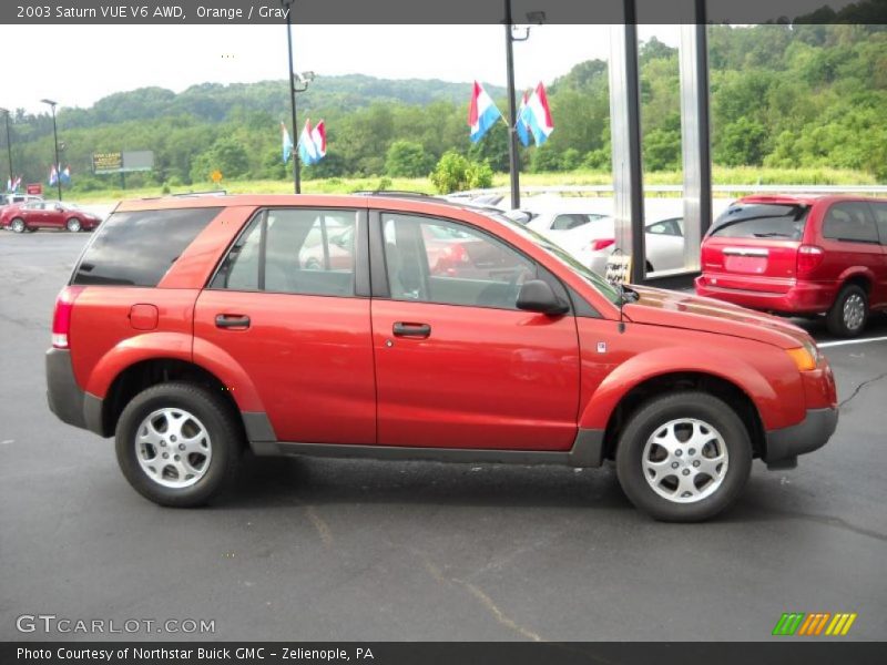 Orange / Gray 2003 Saturn VUE V6 AWD