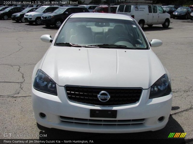 Satin White Pearl / Blond 2006 Nissan Altima 2.5 SL