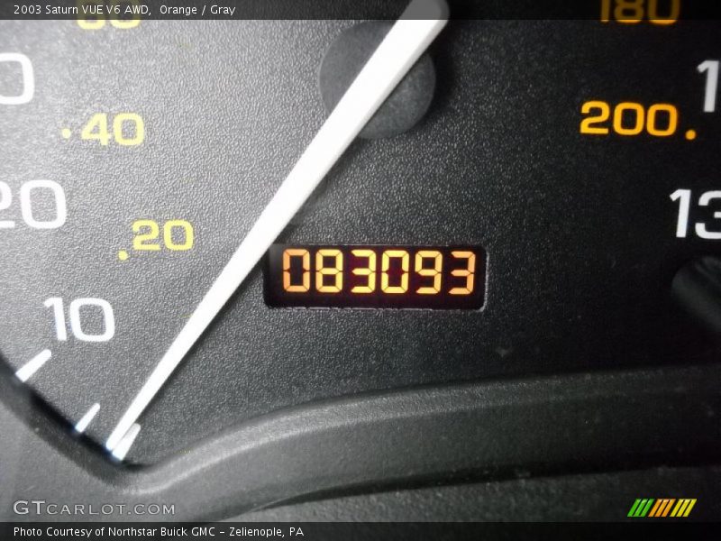 Orange / Gray 2003 Saturn VUE V6 AWD