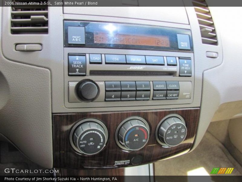 Satin White Pearl / Blond 2006 Nissan Altima 2.5 SL