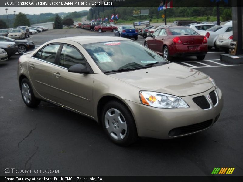 Sedona Beige Metallic / Light Taupe 2006 Pontiac G6 Sedan