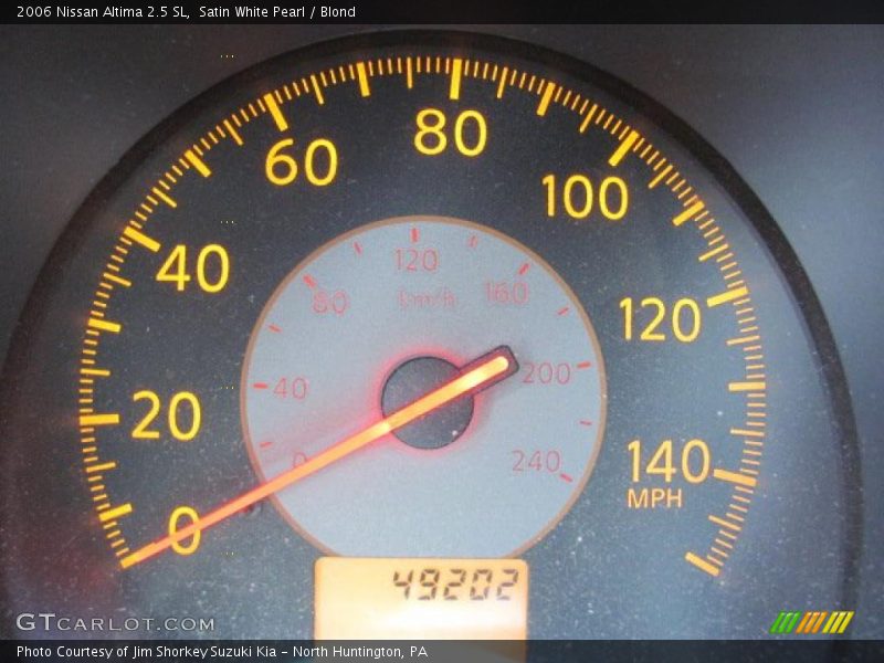 Satin White Pearl / Blond 2006 Nissan Altima 2.5 SL