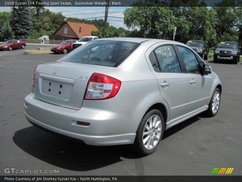 Quicksilver Metallic / Black 2009 Suzuki SX4 Touring Sport Sedan