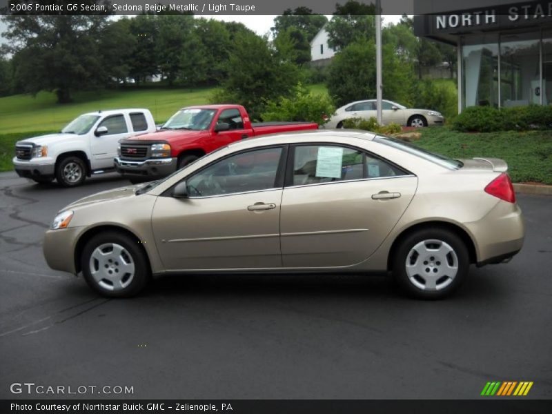 Sedona Beige Metallic / Light Taupe 2006 Pontiac G6 Sedan