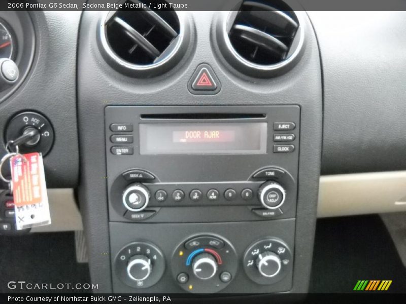 Sedona Beige Metallic / Light Taupe 2006 Pontiac G6 Sedan