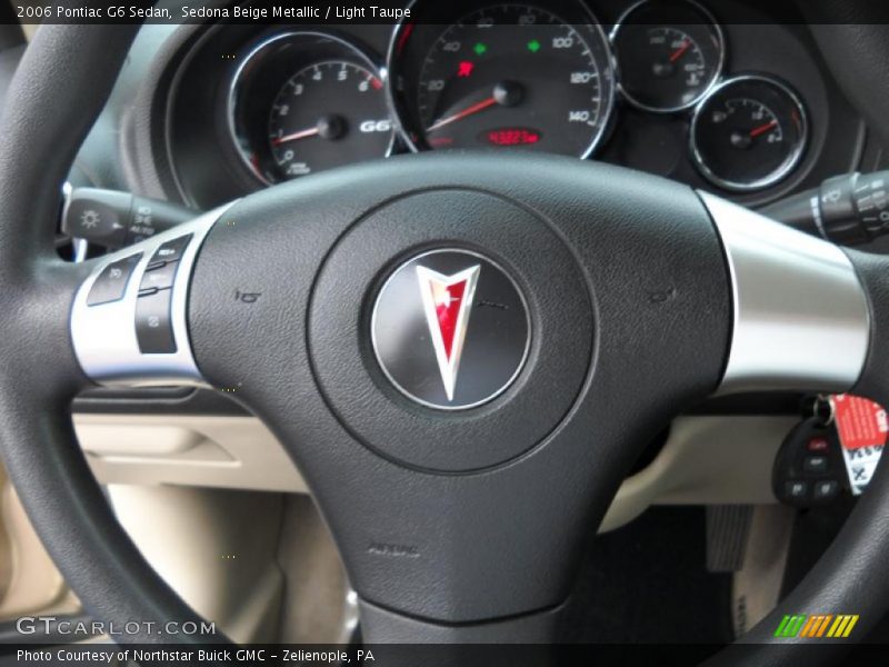 Sedona Beige Metallic / Light Taupe 2006 Pontiac G6 Sedan