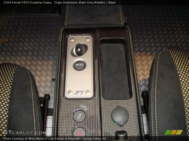 Grigio Silverstone (Dark Grey Metallic) / Black 2009 Ferrari F430 Scuderia Coupe