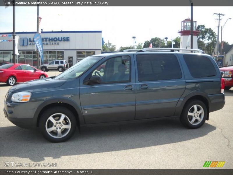 Stealth Gray Metallic / Gray 2006 Pontiac Montana SV6 AWD