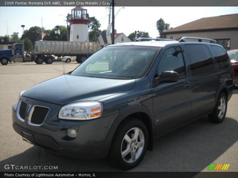 Stealth Gray Metallic / Gray 2006 Pontiac Montana SV6 AWD