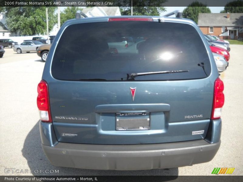 Stealth Gray Metallic / Gray 2006 Pontiac Montana SV6 AWD