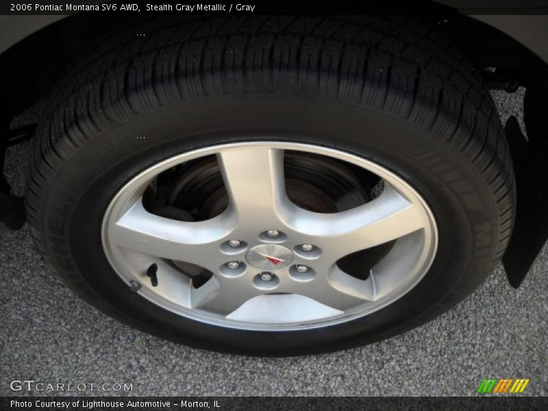 Stealth Gray Metallic / Gray 2006 Pontiac Montana SV6 AWD