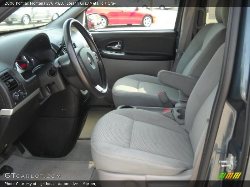 Stealth Gray Metallic / Gray 2006 Pontiac Montana SV6 AWD