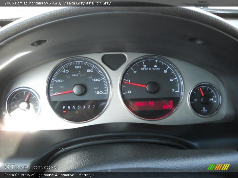 Stealth Gray Metallic / Gray 2006 Pontiac Montana SV6 AWD