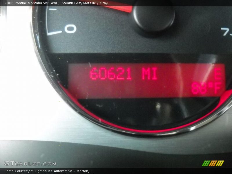 Stealth Gray Metallic / Gray 2006 Pontiac Montana SV6 AWD