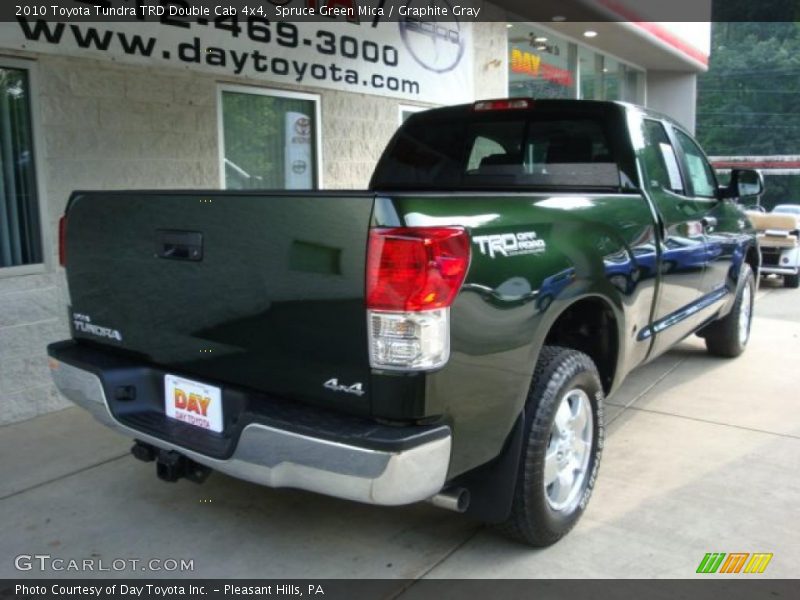 Spruce Green Mica / Graphite Gray 2010 Toyota Tundra TRD Double Cab 4x4