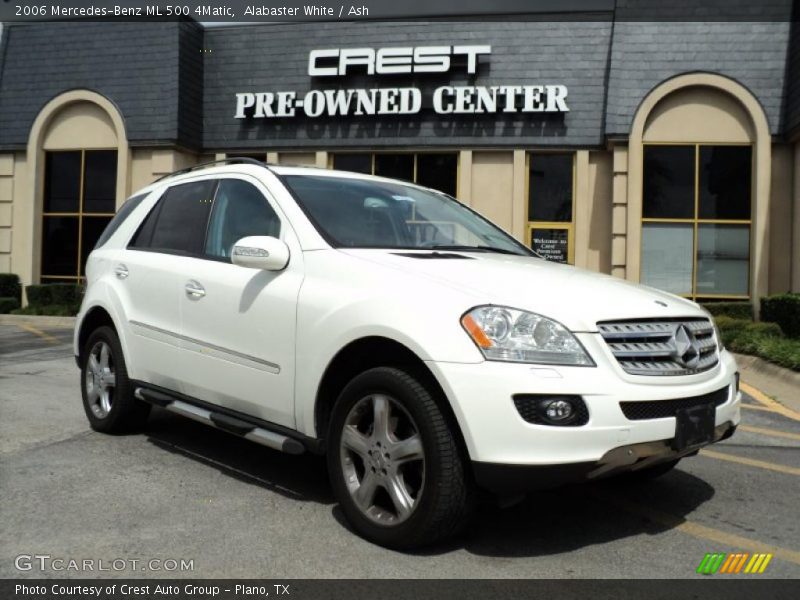 Alabaster White / Ash 2006 Mercedes-Benz ML 500 4Matic