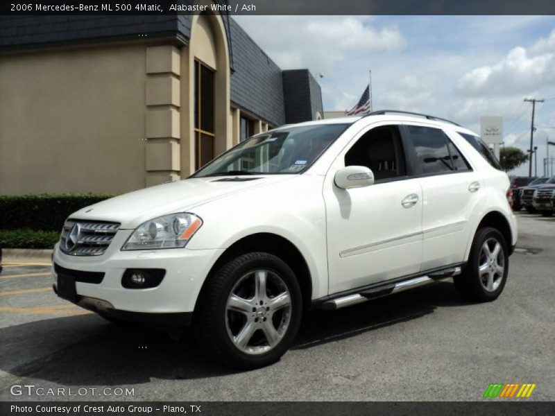 Alabaster White / Ash 2006 Mercedes-Benz ML 500 4Matic