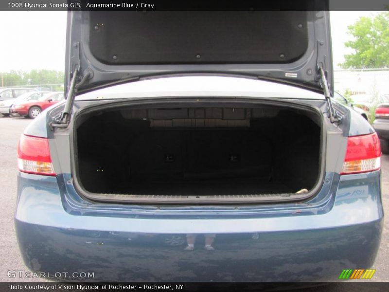 Aquamarine Blue / Gray 2008 Hyundai Sonata GLS