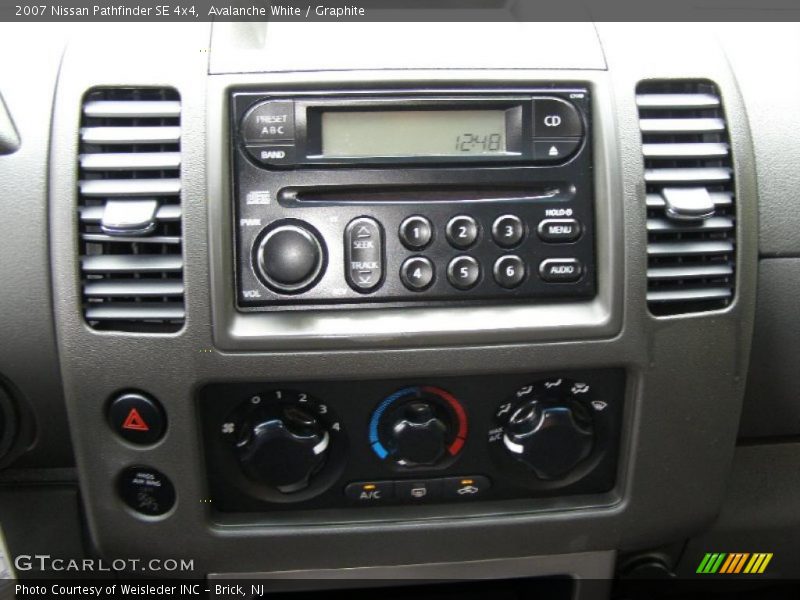 Avalanche White / Graphite 2007 Nissan Pathfinder SE 4x4