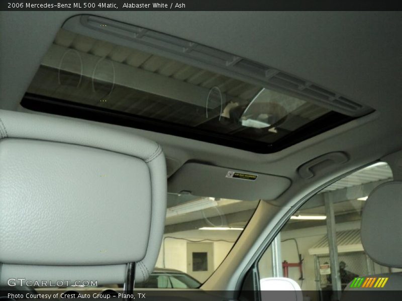 Alabaster White / Ash 2006 Mercedes-Benz ML 500 4Matic