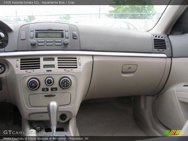 Aquamarine Blue / Gray 2008 Hyundai Sonata GLS