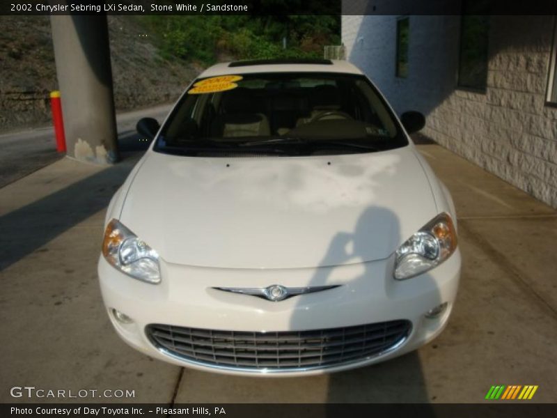 Stone White / Sandstone 2002 Chrysler Sebring LXi Sedan