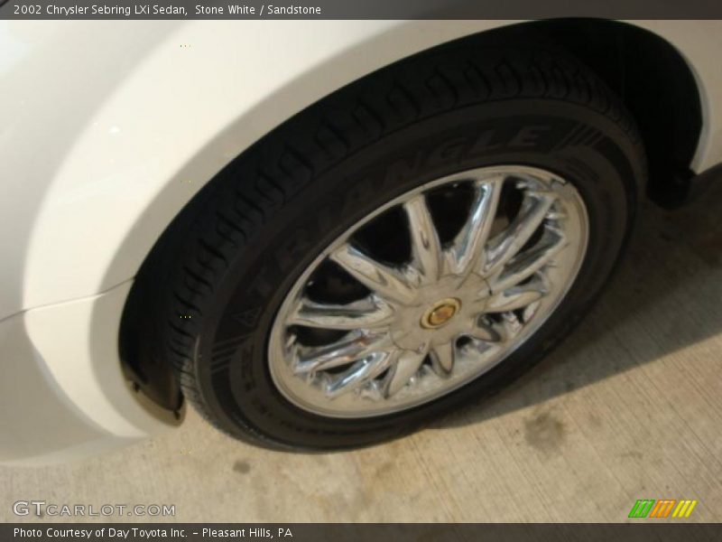 Stone White / Sandstone 2002 Chrysler Sebring LXi Sedan