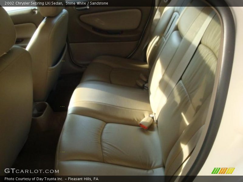 Stone White / Sandstone 2002 Chrysler Sebring LXi Sedan