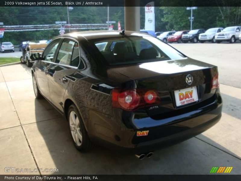 Black Uni / Anthracite 2009 Volkswagen Jetta SE Sedan