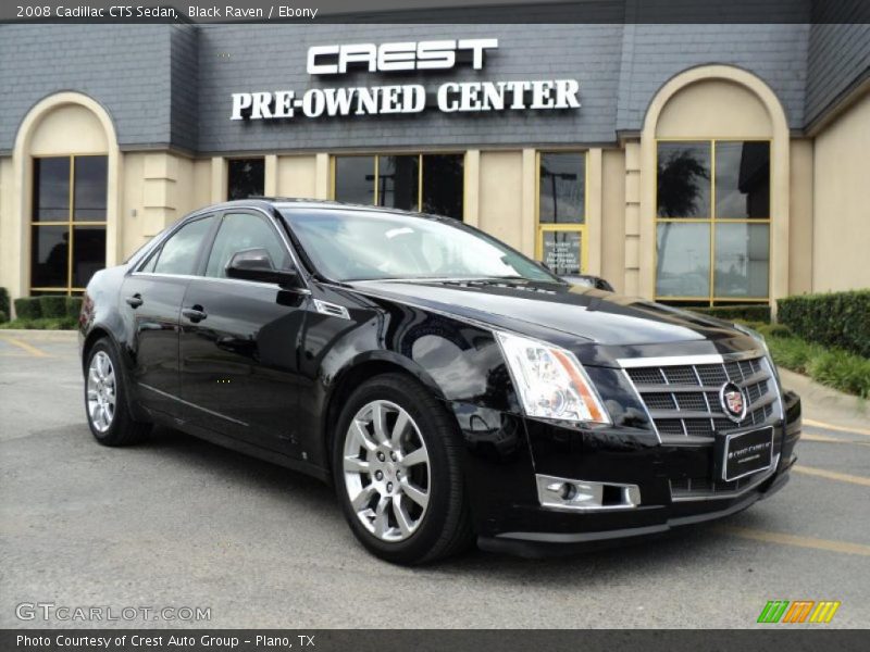 Black Raven / Ebony 2008 Cadillac CTS Sedan