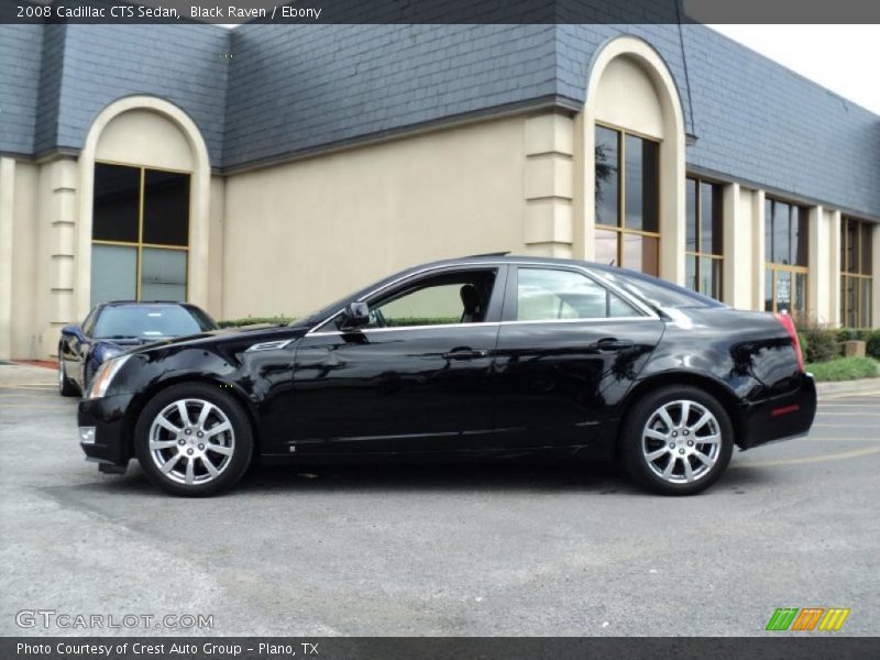 Black Raven / Ebony 2008 Cadillac CTS Sedan