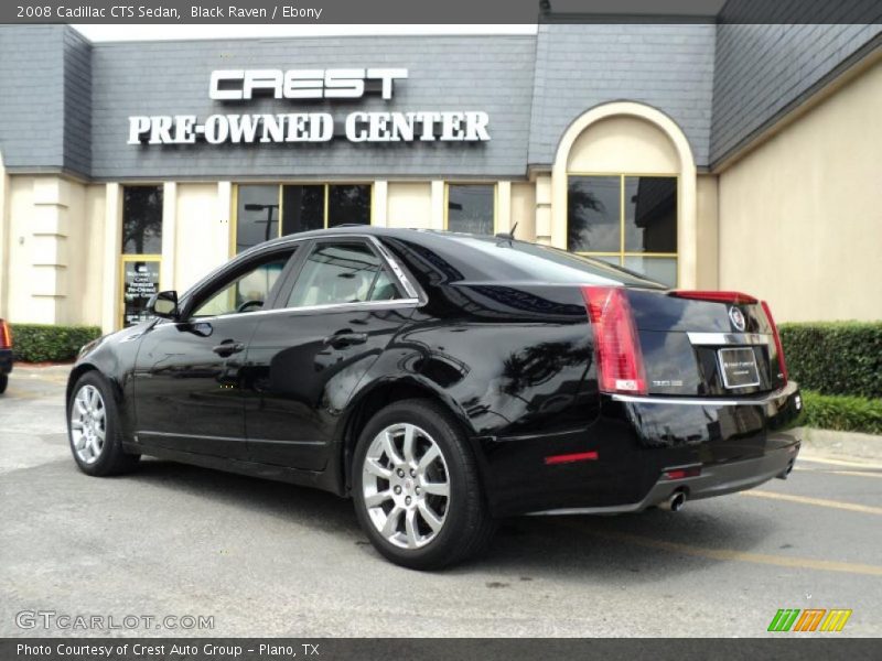 Black Raven / Ebony 2008 Cadillac CTS Sedan