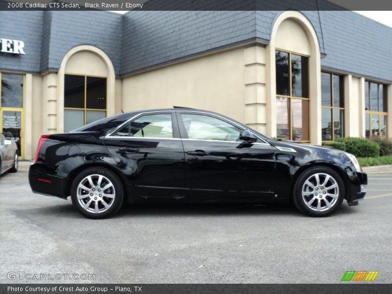 Black Raven / Ebony 2008 Cadillac CTS Sedan