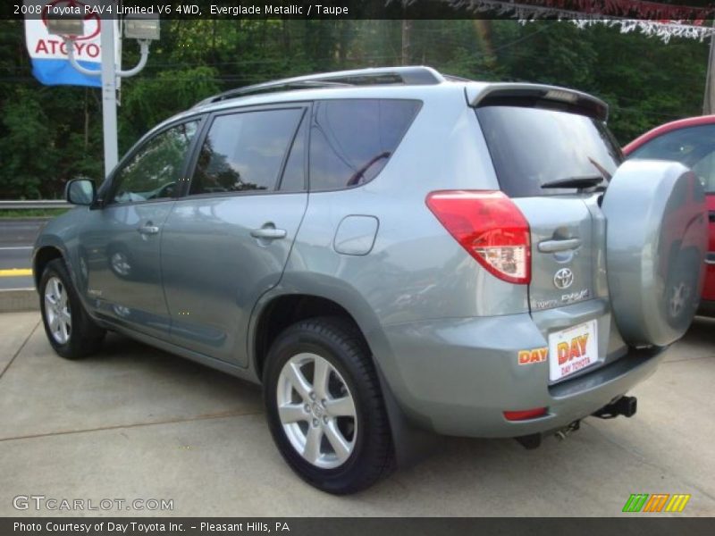 Everglade Metallic / Taupe 2008 Toyota RAV4 Limited V6 4WD