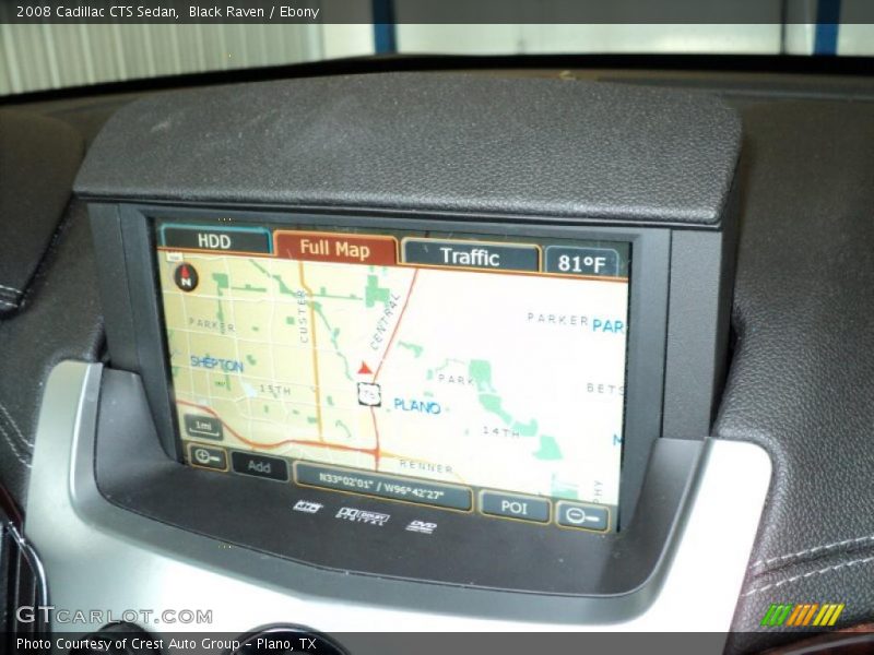 Black Raven / Ebony 2008 Cadillac CTS Sedan