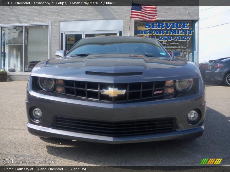 Cyber Gray Metallic / Black 2010 Chevrolet Camaro SS/RS Coupe
