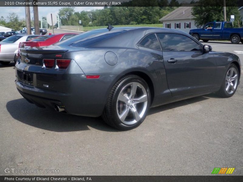 Cyber Gray Metallic / Black 2010 Chevrolet Camaro SS/RS Coupe