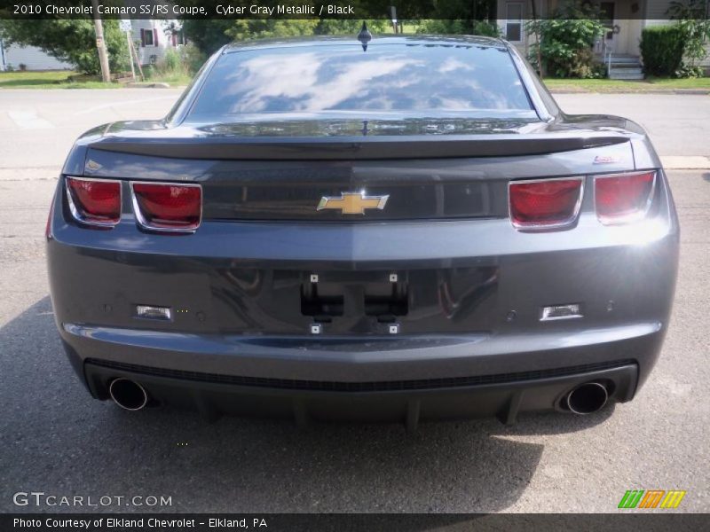 Cyber Gray Metallic / Black 2010 Chevrolet Camaro SS/RS Coupe