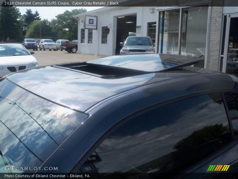 Cyber Gray Metallic / Black 2010 Chevrolet Camaro SS/RS Coupe