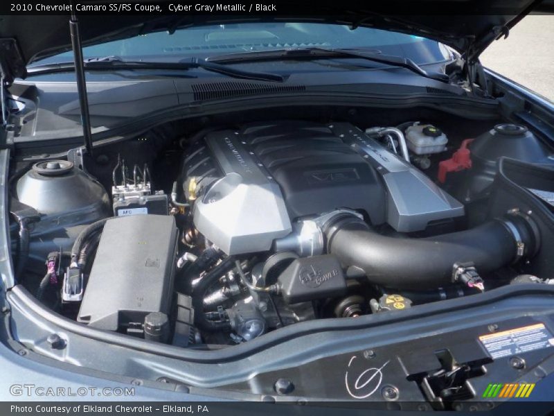 Cyber Gray Metallic / Black 2010 Chevrolet Camaro SS/RS Coupe