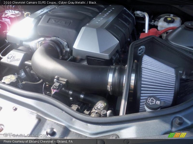 Cyber Gray Metallic / Black 2010 Chevrolet Camaro SS/RS Coupe