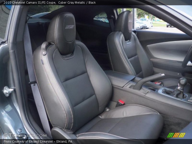 Cyber Gray Metallic / Black 2010 Chevrolet Camaro SS/RS Coupe
