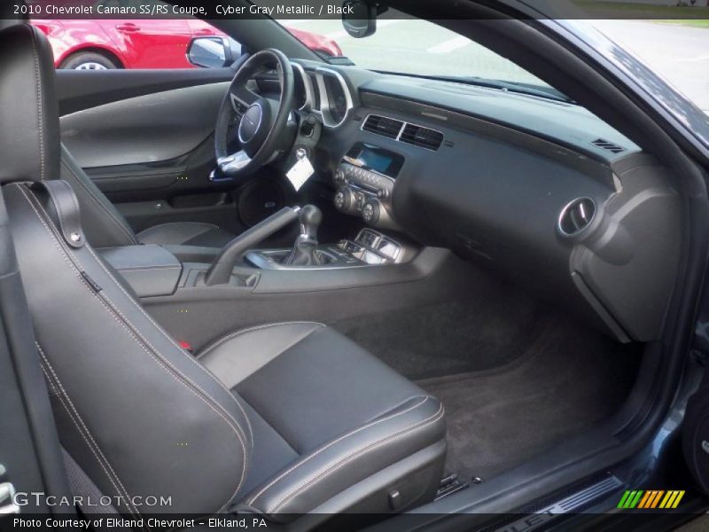 Cyber Gray Metallic / Black 2010 Chevrolet Camaro SS/RS Coupe