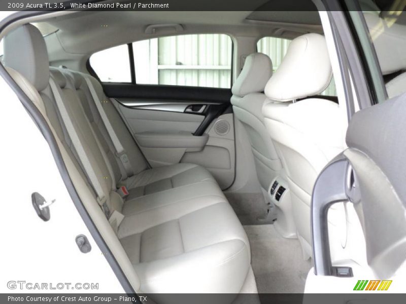 White Diamond Pearl / Parchment 2009 Acura TL 3.5