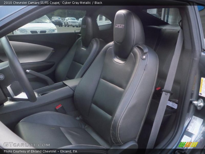 Cyber Gray Metallic / Black 2010 Chevrolet Camaro SS/RS Coupe