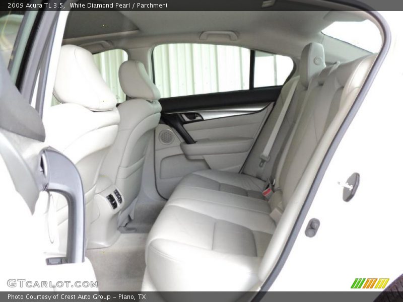 White Diamond Pearl / Parchment 2009 Acura TL 3.5