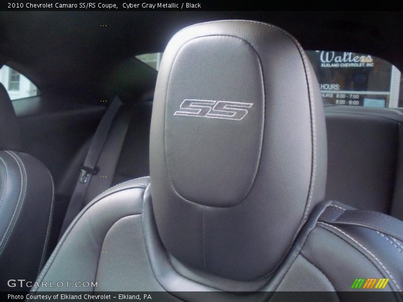 Cyber Gray Metallic / Black 2010 Chevrolet Camaro SS/RS Coupe