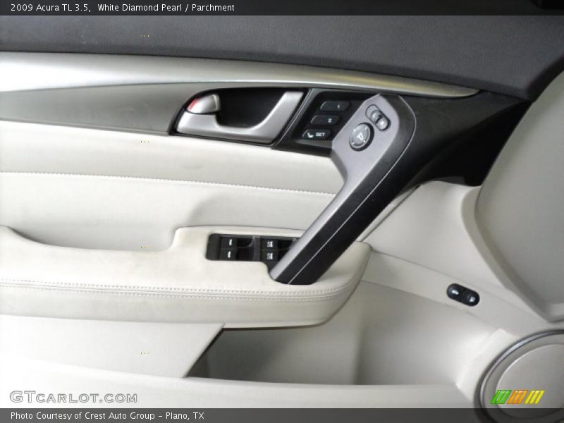 White Diamond Pearl / Parchment 2009 Acura TL 3.5