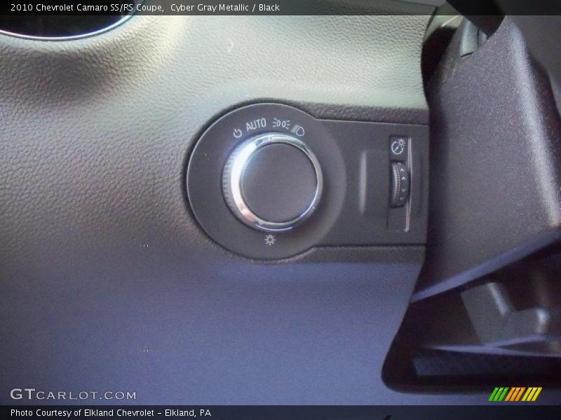 Cyber Gray Metallic / Black 2010 Chevrolet Camaro SS/RS Coupe