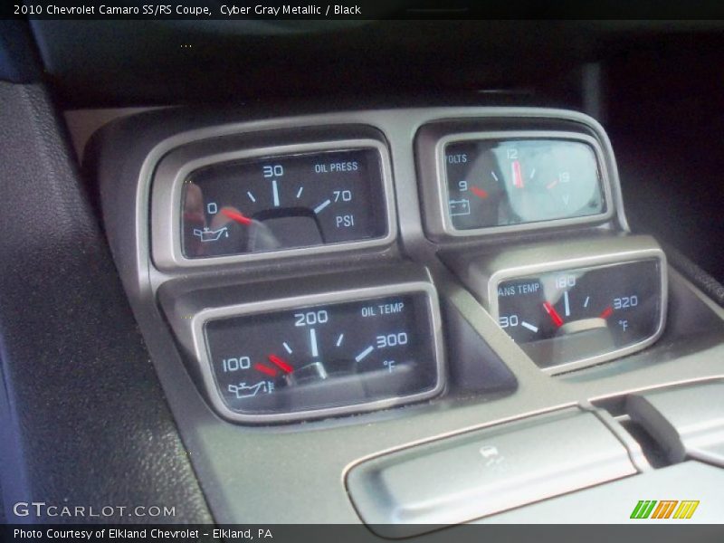 Cyber Gray Metallic / Black 2010 Chevrolet Camaro SS/RS Coupe